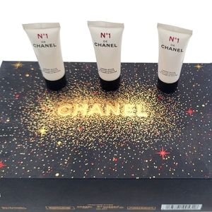 Chanel set of 3 travel size Chanel No1 cream riche samples in gift box